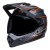 Bell MX 2023 MX-9 Adventure Mips Adult Helmet (Dalton Black/Orange)